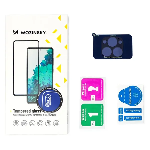 Wozinsky Full Camera Glass szkło hartowane 9H na cały aparat kamerę Xiaomi Redmi Note 11