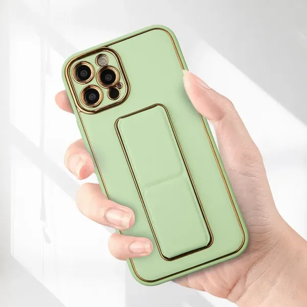 New Kickstand Case etui do iPhone 13 Pro Max z podstawką czerwony