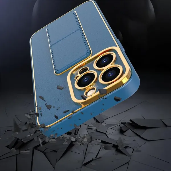 New Kickstand Case etui do Samsung Galaxy A13 z podstawką niebieski