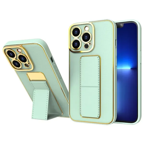 New Kickstand Case etui do Samsung Galaxy A13 z podstawką zielony