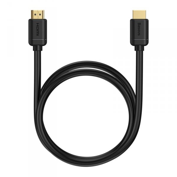 Baseus kabel przewód HDMI 2.0 0.75m czarny (WKGQ030201)