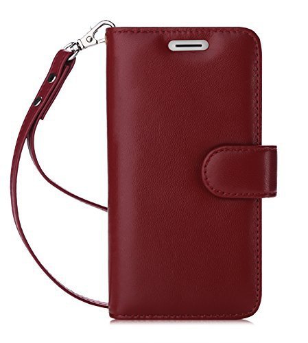 FYY Etui book case ze smyczką - MOTO G5 PLUS (red wine)