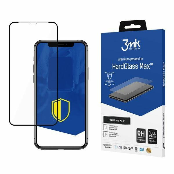 3MK HardGlass Max iPhone 11 Pro 5,8&quot; black, FullScreen Glass