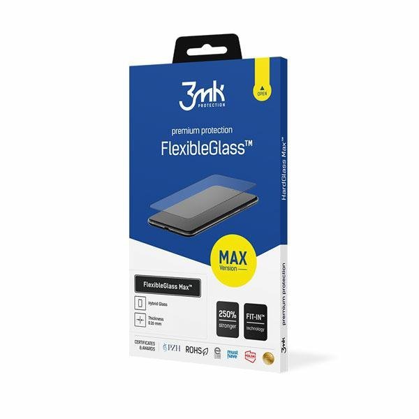 3MK FlexibleGlass Max iPhone 14 Pro6,1&quot; czarny/black, Szkło Hybrydowe z wzmocnionymi krawędziami