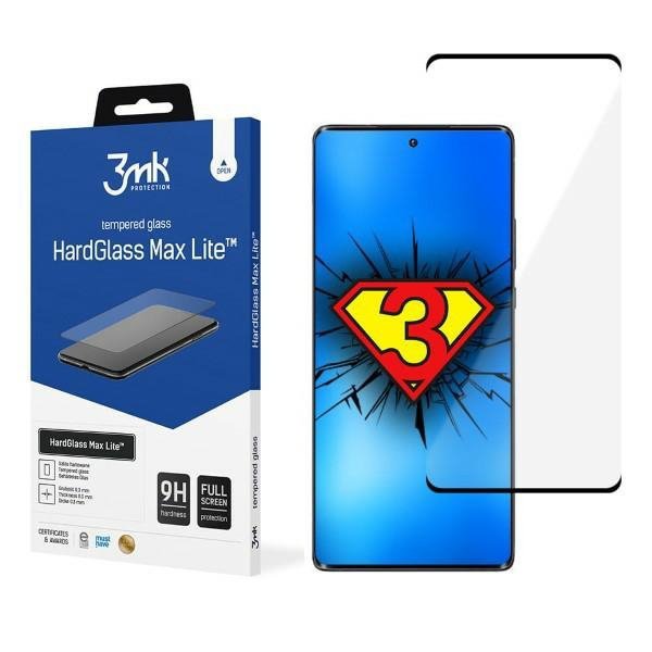 3MK HardGlass Max Lite Motorola Edge 30 Ultra czarny/black Fullscreen Glass