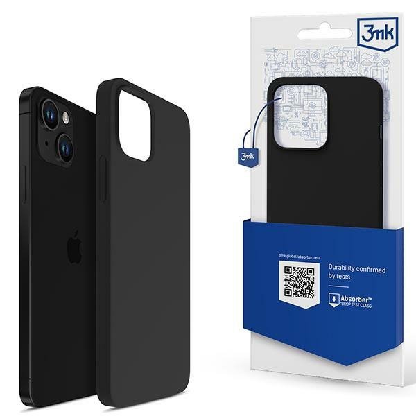 3MK Silicone Case iPhone 14 / 15 / 136.1&quot; czarny/black