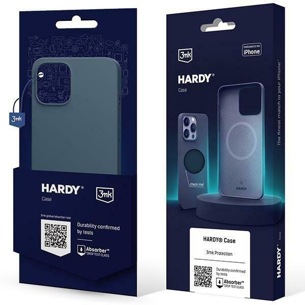 3MK Hardy Case iPhone 15 Pro Max 6.7&quot; niebieski/royal blue MagSafe