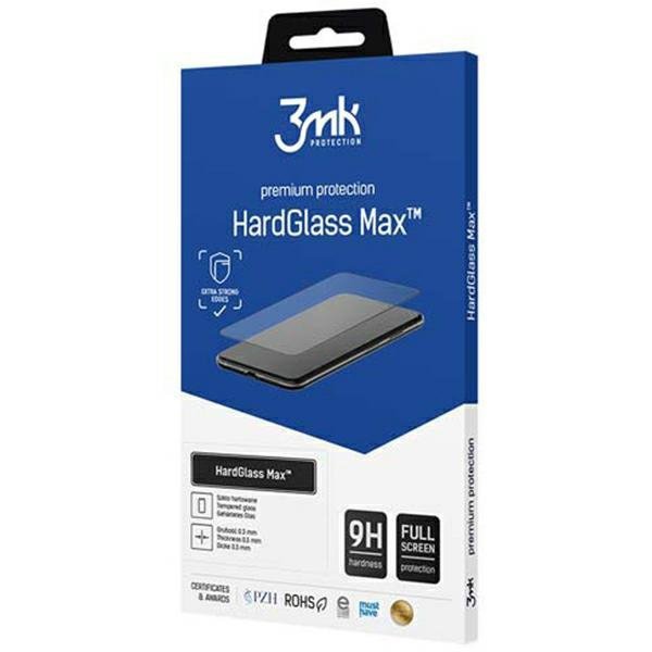 3MK HardGlass Max Sam S24 S921 czarny/black, Fullscreen Glass