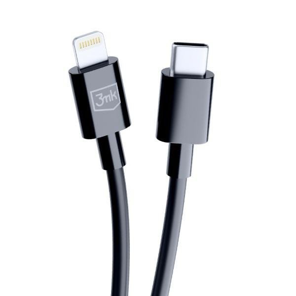 3MK Hyper Cable USB-C - Lightning20W 1.2m Czarny/Black Kabel