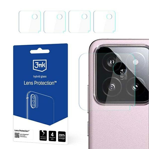 3MK Lens Protect Xiaomi 14Ochrona na obiektyw aparatu 4szt