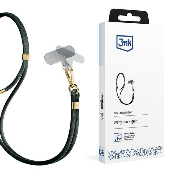 3MK EasyClip Elite Evergreen (gold)smycz do telefonu