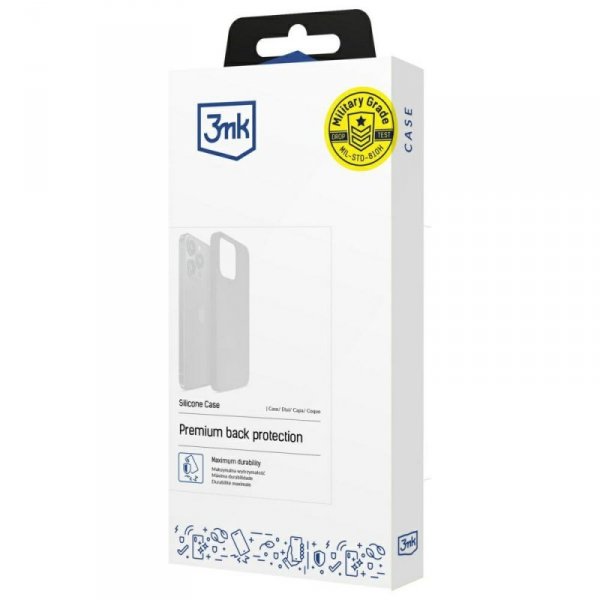 3MK Silicone Case iPhone 16 Pro 6.3"     granatowy/dark navy