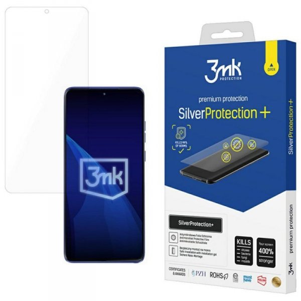 Folia antymikrobowa 3MK SilverProtect+   montowana na mokro do Motorola Edge 60 Stylus