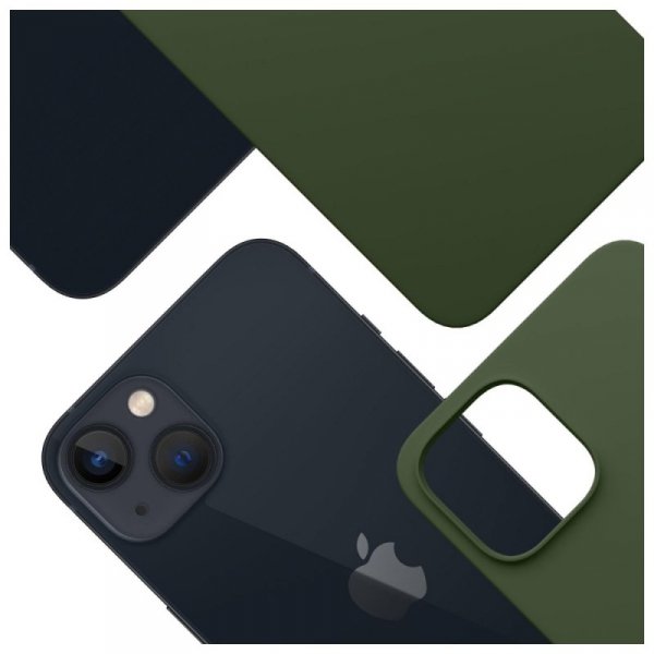 Etui 3MK Hardy MagSilicone do Apple      iPhone 15 Plus ciemnozielony
