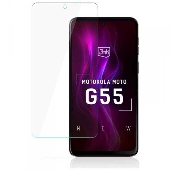 Szkło hybrydowe 3MK FlexibleGlass do     Motorola Moto G55 5G