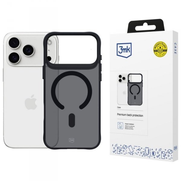 Etui 3MK Smoke MagCase do Apple iPhone   17 Pro