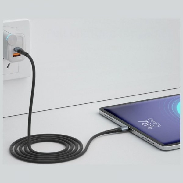 Kabel 3MK Hyper Cable N-SERIES USB-C do  USB-C 2m 20V/3A 60W czarny