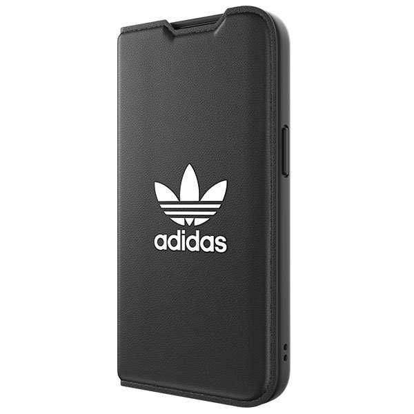 Adidas OR Booklet Case BASIC iPhone 14 / 15 / 13 6.1&quot; czarno biały/black white 50181