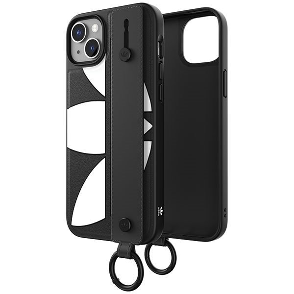 Adidas OR Hand Strap Case iPhone 14 Plus / 15 Plus 6.7&quot; czarno-biały/black-white 50215