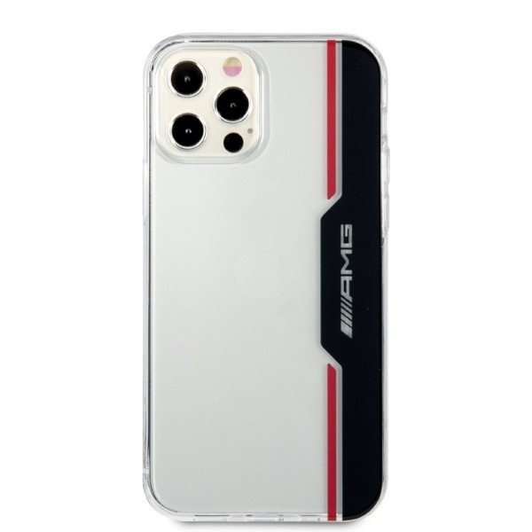 AMG AMHCP12MTVLBR iPhone 12/12 Pro 6,1&quot;transparent hardcase Electroplate Vertical
