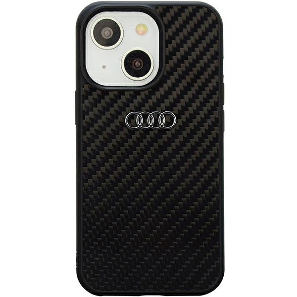 Audi Carbon Fiber iPhone 14 / 15 / 13 6.1&quot; czarny/black hardcase AU-TPUPCIP14-R8/D2-BK