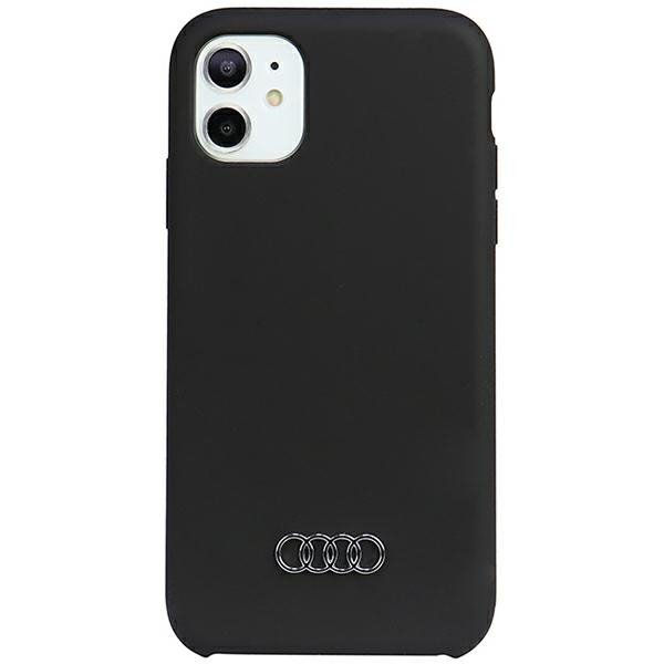 Audi Silicone Case iPhone 12/12 Pro 6.1&quot; czarny/black hardcase AU-LSRIP12P-Q3/D1-BK