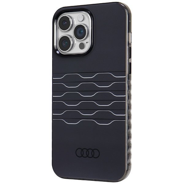 Audi IML MagSafe Case iPhone 14 Pro Max 6.7&quot; czarny/black hardcase AU-IMLMIP14PM-A6/D3-BK