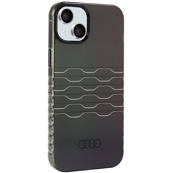 Audi IML MagSafe Case iPhone 15 Plus / 14 Plus 6.7&quot; czarny/black hardcase AU-IMLMIP15M-A6/D3-BK
