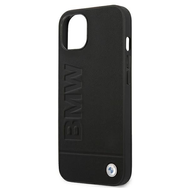 Etui BMW BMHCP13MSLLBK iPhone 13 / 14 / 15 6.1&quot; czarny/black hardcase Signature Logo Imprint