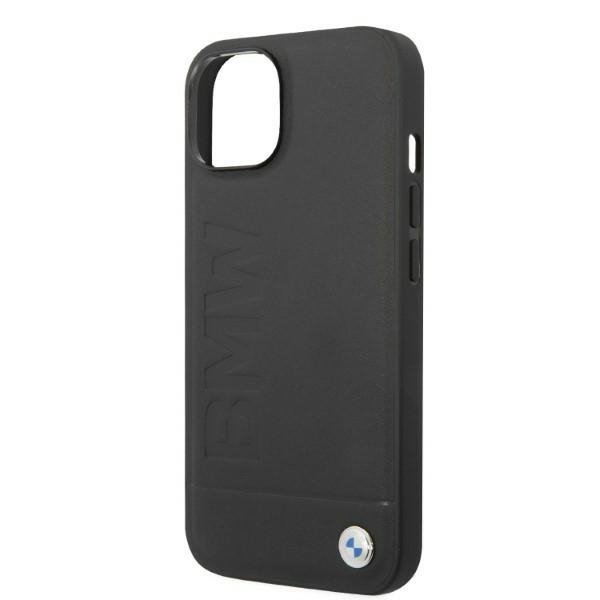 Etui BMW BMHMP14MSLLBK iPhone 14 Plus / 15 Plus 6,7&quot; czarny/black hardcase Signature Logo Imprint Magsafe