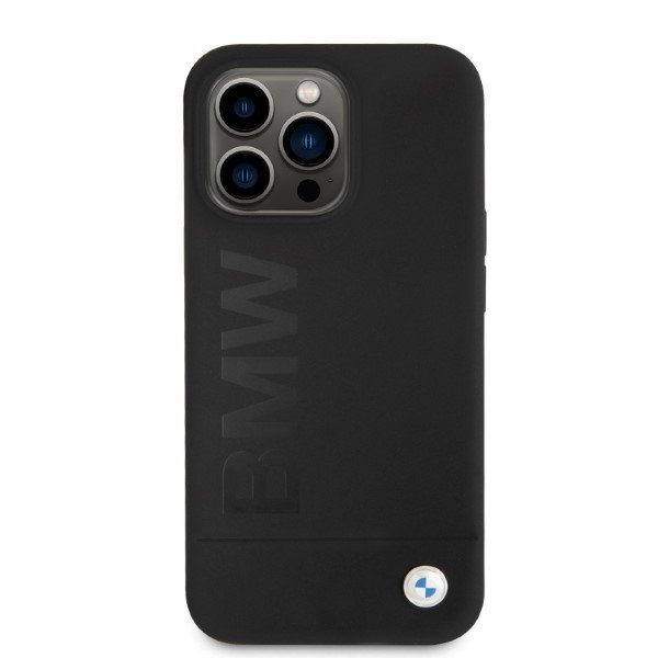 Etui BMW BMHMP13LSLBLBK iPhone 13 Pro / 13 6,1&quot; czarny/black hardcase Silicone Signature Logo Magsafe