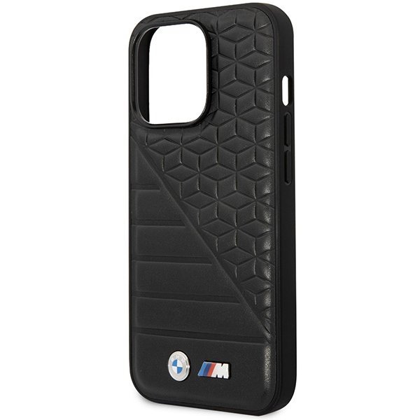 Etui BMW BMHCP14X22PMGK iPhone 14 Pro Max 6,7&quot; czarny/black Bi Pattern
