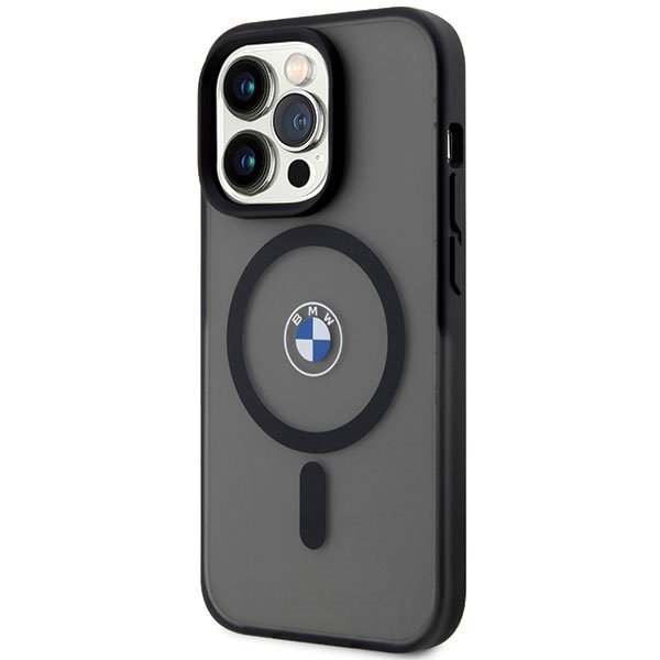 Etui BMW BMHMP14LDSLK iPhone 14 Pro 6.1&quot; czarny/black hardcase Signature MagSafe