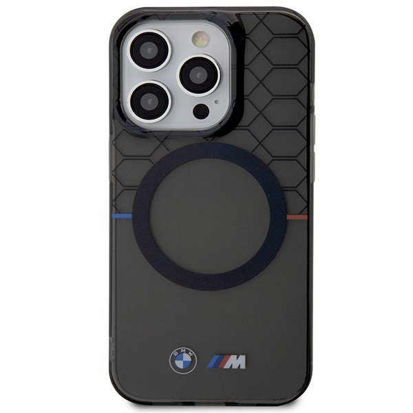 BMW BMHMP13LHGPK iPhone 13 Pro / 13 6.1&quot;szary/grey Pattern MagSafe