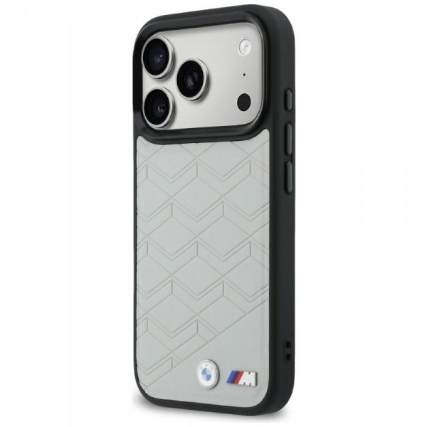 Etui BMW M Shape Logo MagSafe do iPhone  17 Pro szary