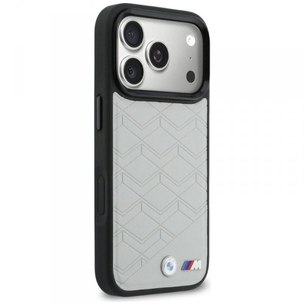 Etui BMW M Shape Logo MagSafe do iPhone  17 Pro szary