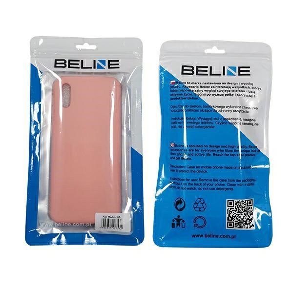 Beline Etui Silicone Samsung A52s/A524G/5G złoty-róż/pink-gold