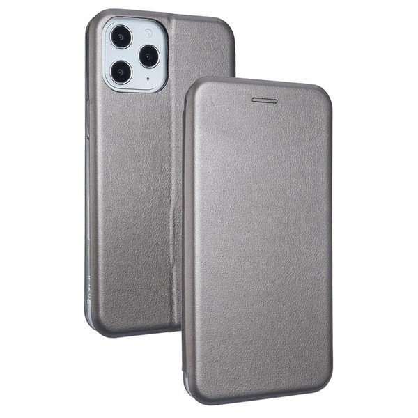 Beline Etui Book Magnetic iPhone 12Pro Max 6,7&quot; stalowy/steel
