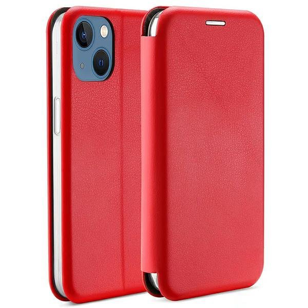 Beline Etui Book Magnetic iPhone 15 Plus / 14 Plus 6,7&quot; czerwony/red