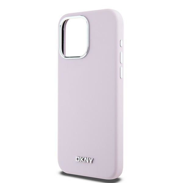 DKNY DKHMP14XSMCHLP iPhone 14 Pro Max 6.7&quot; różowy/pink hardcase Liquid Silicone Small Metal Logo MagSafe