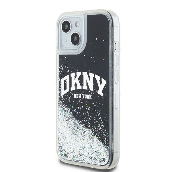 DKNY DKHCP15MLBNAEK iPhone 15 Plus / 14Plus 6.7&quot; czarny/black hardcase Liquid Glitter Big Logo