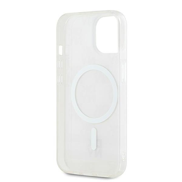 DKNY DKHMP15SHCPTSP iPhone 15 / 14 / 136.1&quot; różowy/pink hardcase IML Checkered Mono Pattern & Printed Stripes MagSafe