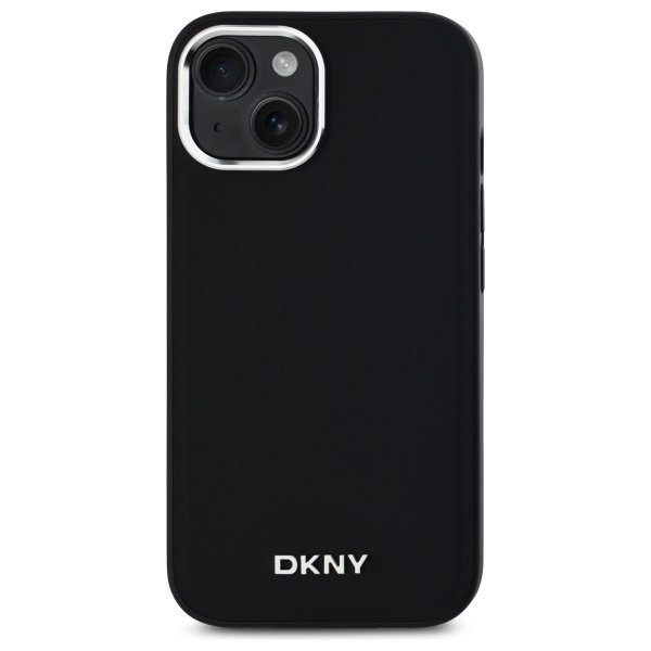 DKNY DKHMP15MPSCMCLK iPhone 15 Plus6.7&quot; czarny/black hardcase Plain Logo MagSafe
