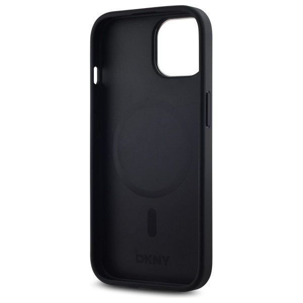DKNY DKHMP15MPSCMCLK iPhone 15 Plus6.7&quot; czarny/black hardcase Plain Logo MagSafe