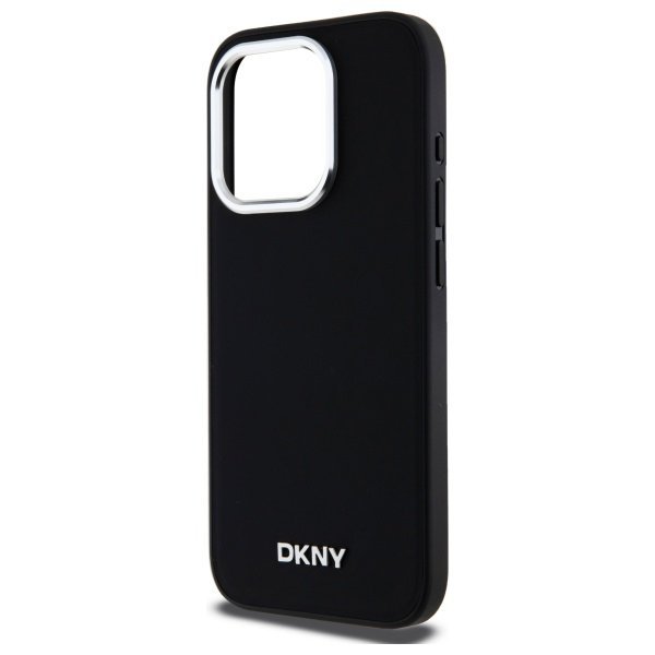 DKNY DKHMP15LPSCMCLK iPhone 15 Pro6.1&quot; czarny/black hardcase Plain Logo MagSafe
