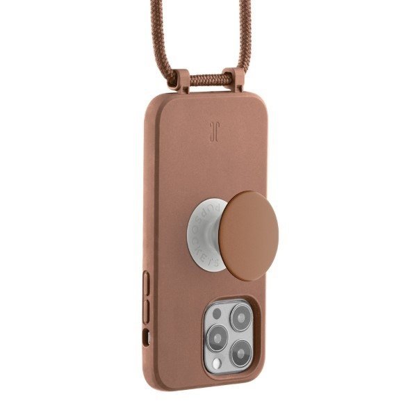 Etui JE PopGrip iPhone 14 Pro Max 6.7&quot; brązowy/brown sugar 30155 (Just Elegance)