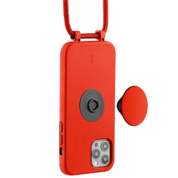 Etui JE PopGrip iPhone 12/12 Pro 6,1&quot; czerwony/red 30034 (Just Elegance)