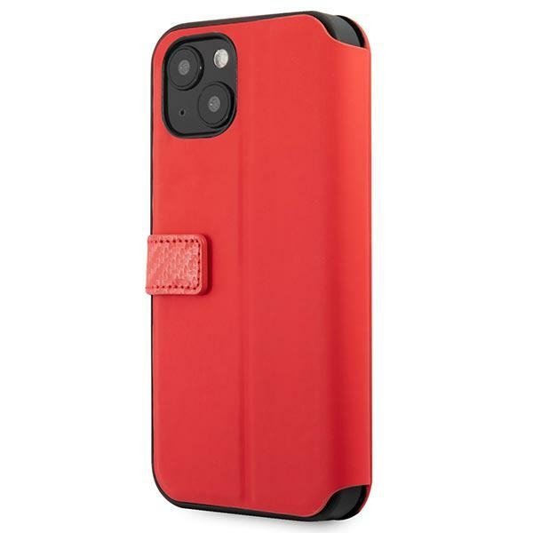 Ferrari FESAXFLBKP13SRE iPhone 13 mini 5,4&quot; czerwony/red book On Track Carbon Stripe
