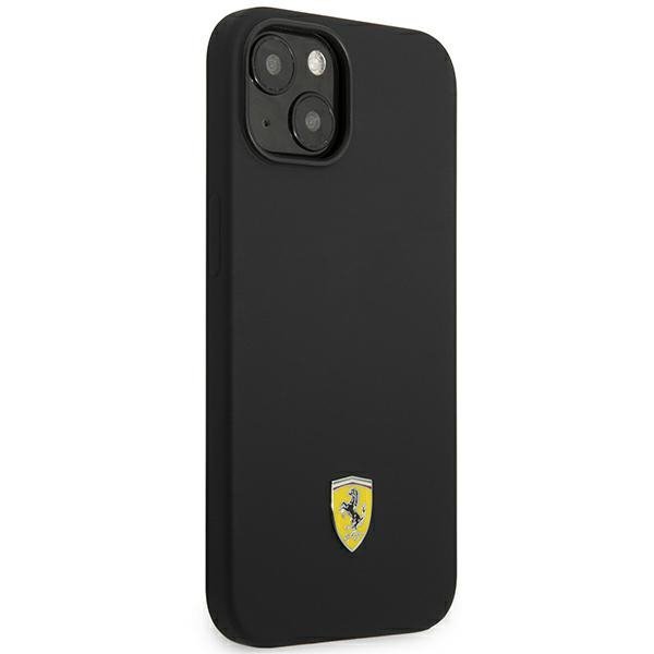 Ferrari FEHCP14MSIBBK iPhone 14 Plus / 15 Plus 6,7&quot; czarny/black hardcase Silicone Metal Logo