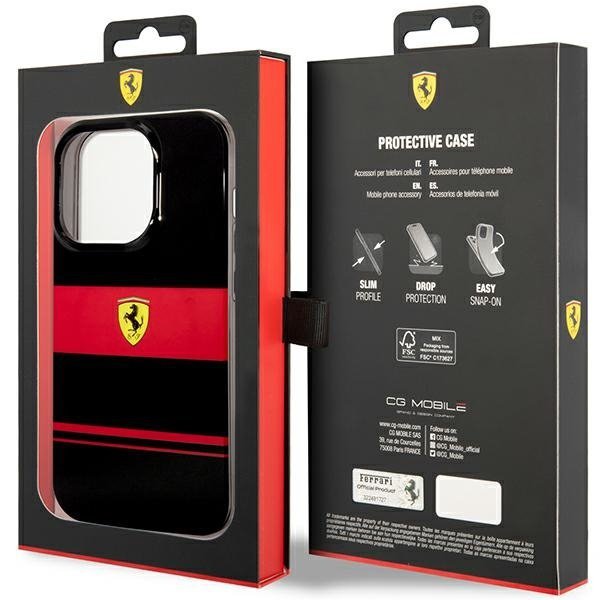 Ferrari FEHMP14XUCOK iPhone 14 Pro Max 6.7&quot; czarny/black hardcase IMD Combi Magsafe